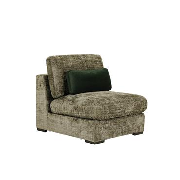 Heather Armless Sectional Green